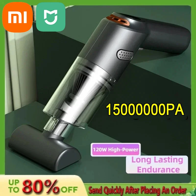 Xiaomi Mijia 15000000Pa Wireless Vacuum Cleaner Handheld Large Suction Car Vacuum Home Pet Hair Cleane Car Vacuum