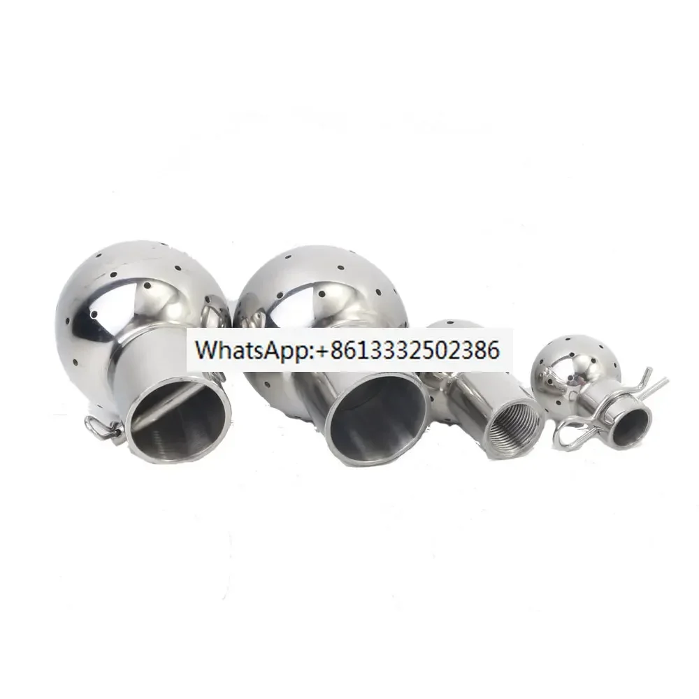 

2pcs 304 stainless steel fixed cleaning ball/food grade/plug type/welded type/internal thread