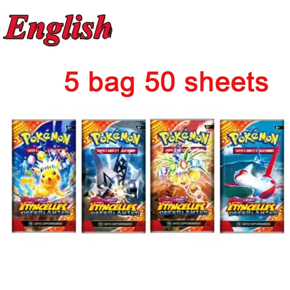 - 360 Stuks Pokemon Kaart Prismatische Evolutions Scarlet Violet 151 Surging Sparks & RIVALITES Engels Booster Battle Transactiekaart