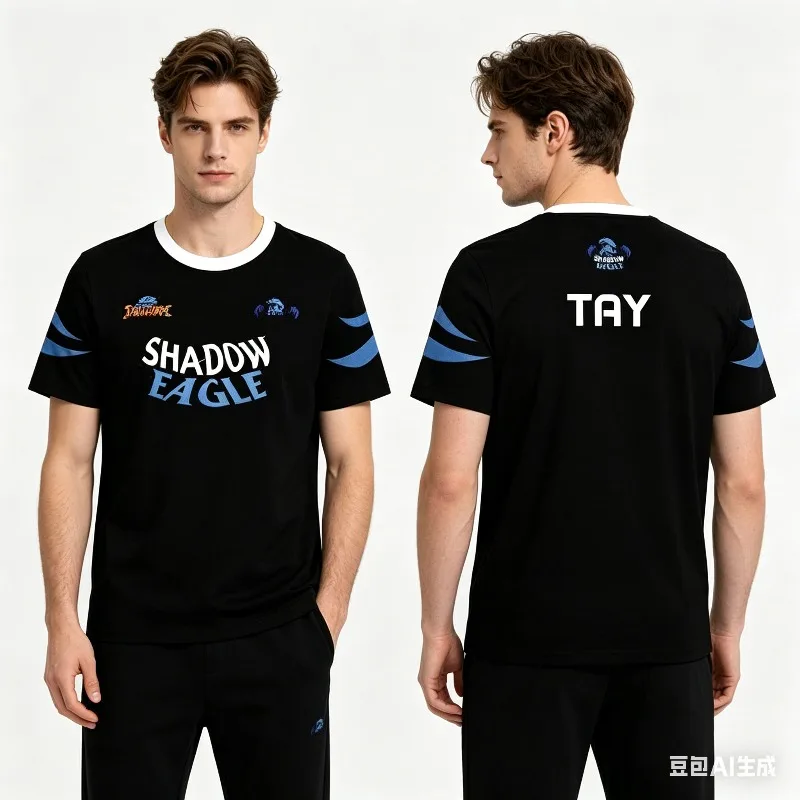 2026 Sommer Thailand Bestseller Gmmtv Starlympic Futsal Shadow Eagle Sporttrikot T-Shirt Damen Modische Streetwear Lässiges Oberteil