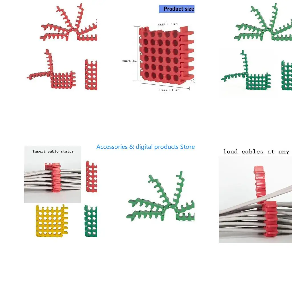 77JD Cat5 Cat6 Networks Cable Combs Machine Cable Organizing Tool Networks Cable Bundle