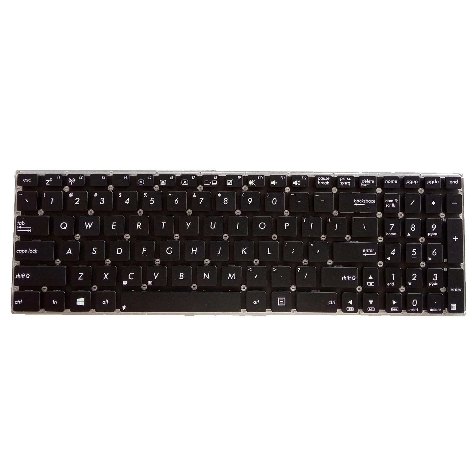 Teclado portátil dos EUA para Asus, F501, F501A, F501U, R502, R502A, R502U, X550, X550C