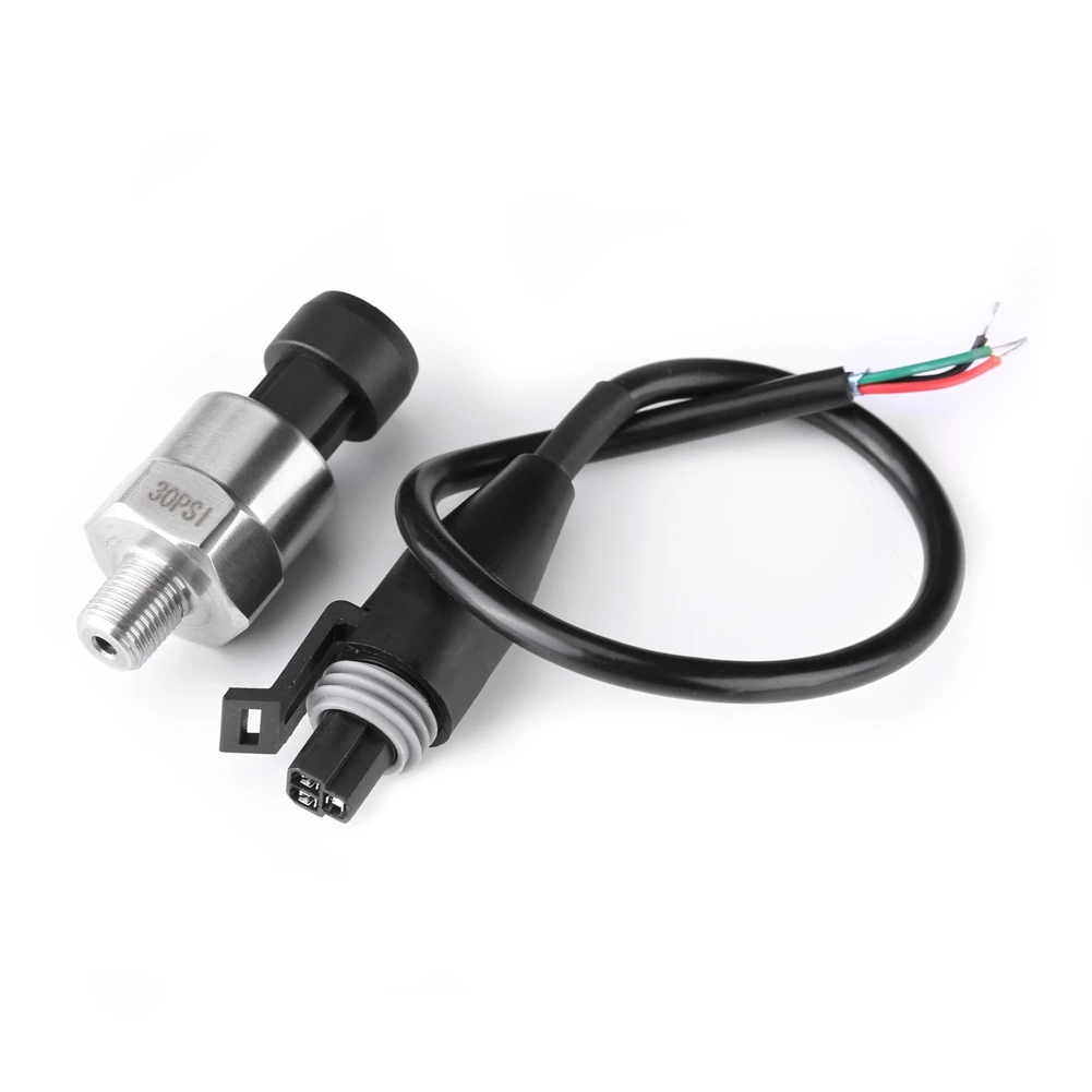 1/8NPT Thread Stainless Steel Pressure Transducer Sender Sensor for Oil Fuel Air Water