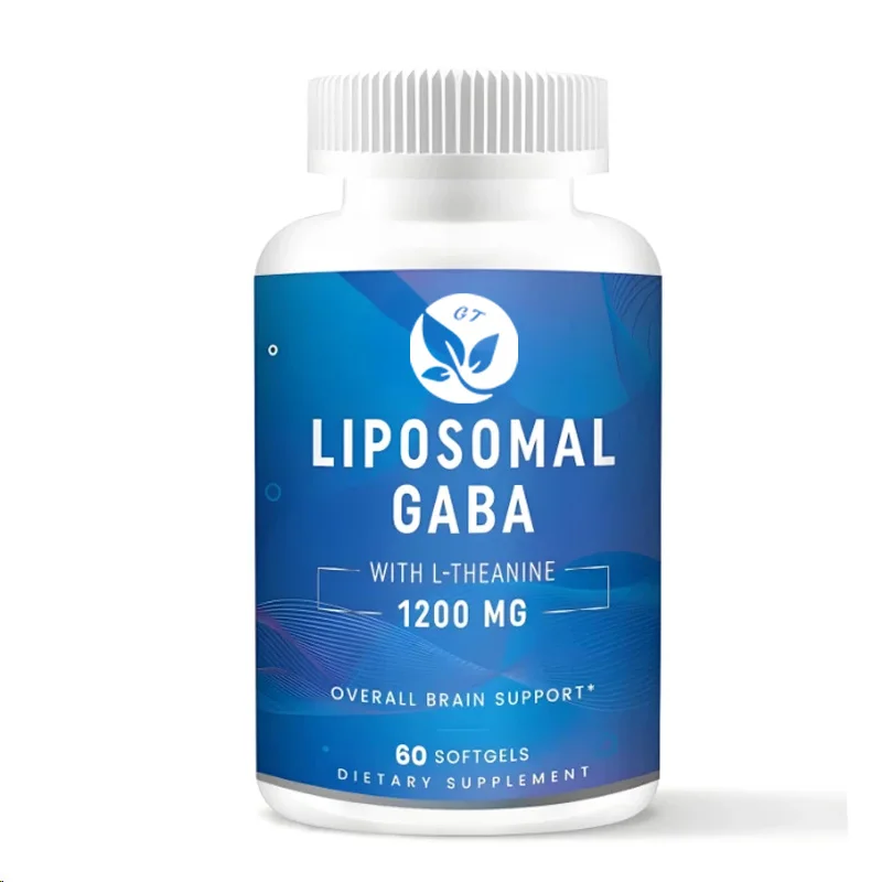 Gaba Contains High Concentration Theanine Supplement 1200mg High Bioavailability Liposome Adult 60 Capsules