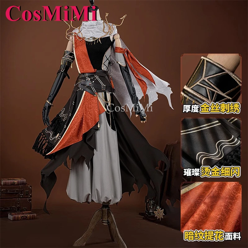 CosMiMi Game Identity V Mercenary/Naib Subedar Cosplay Costume Fancy World Fashion Uniform Carnival Party Role Play Clothing New