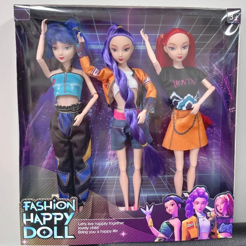 

НОВЫЕ игрушки для кукол Kpop Охотники на демонов Фигурка Игрушка Руми Мира Зои Красивая принцесса Куклы для маленьких девочек Пластиковая игрушка «сделай сам» для девочек