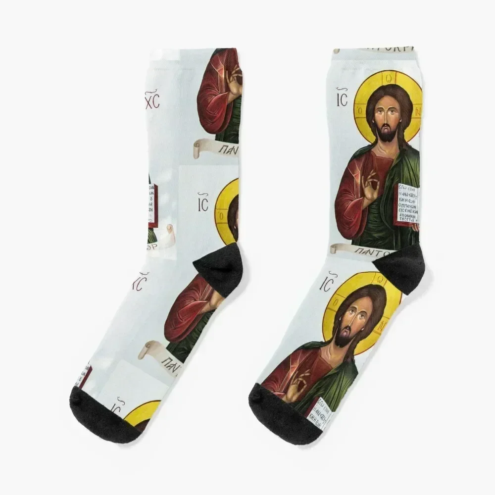 

Pantocrator Socks loose men cotton high quality halloween winter Socks Men Women's