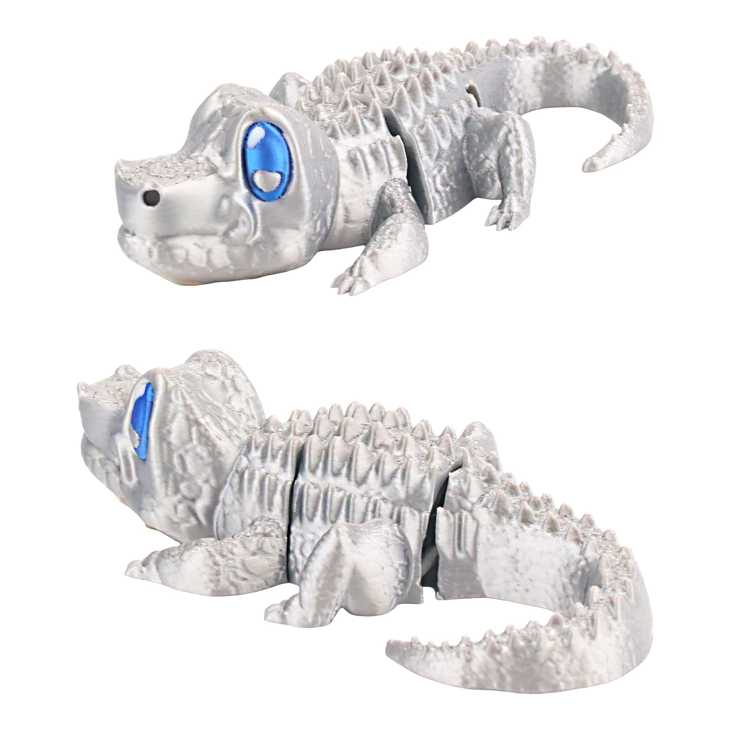 Coco de cobra colorido impresso em 3D, modelos de animais multicoloridos criativos, decorações de mesa, brinquedos para alívio do estresse de atividades conjuntas