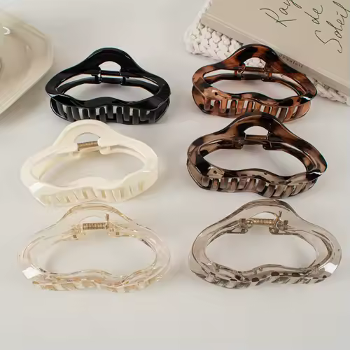 Irregular Hollow Out Hair Claws Clips Women Girls Tortoiseshell Large Crab Hair Clamps Barrettes Clips Hair Accessories Fashion - Image 4