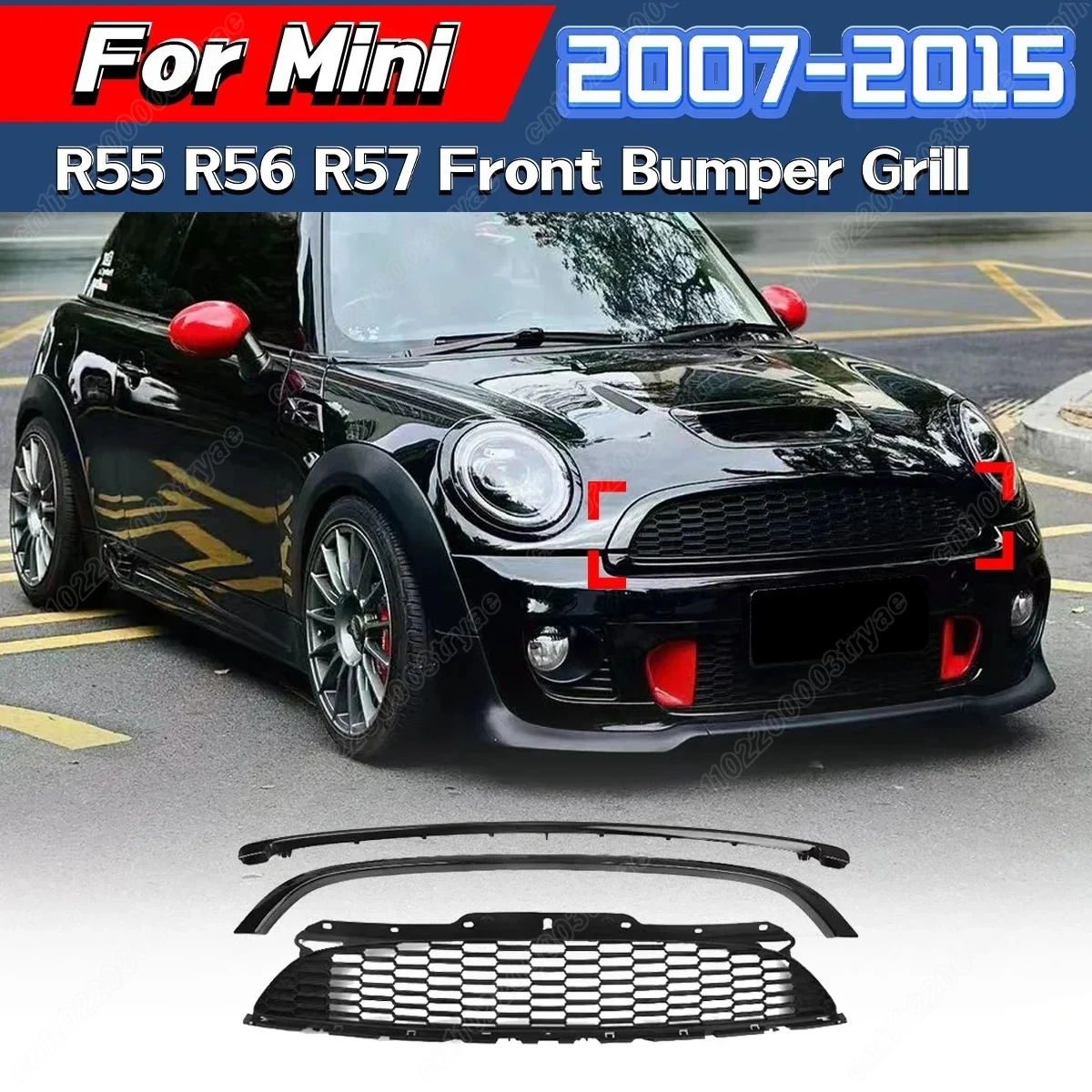 

Для Mini Cooper R55 R56 R57 2007 2008 2009 2010 2011 2012 2013 2014 2015 передний бампер сетчатая решетка воздухозаборника аксессуары