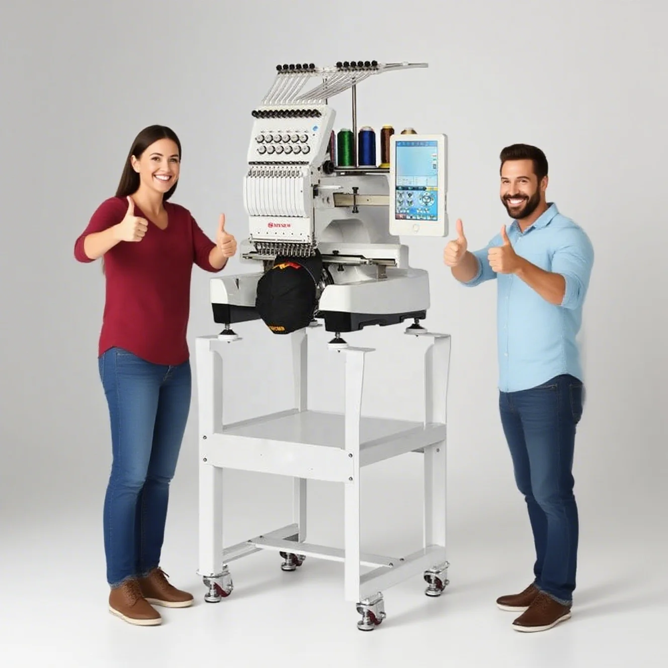 MYSEW MFS1200 12/15 إبر أوتوماتيكية صناعية محوسبة برأس واحد ماكينة تطريز محوسبة سعر صنع في الصين