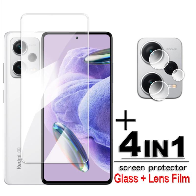 

For Xiaomi Redmi Note 12 Pro Plus 5G Global Glass Redmi Note 12 Pro+ Tempered Glass Transparent HD Screen Protector Note 12 Film