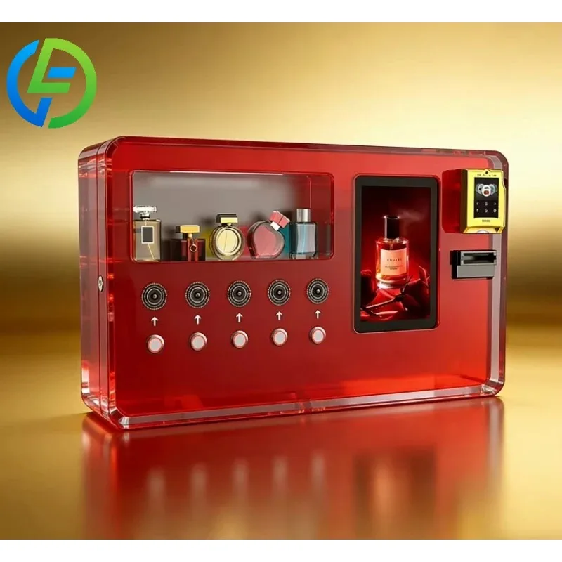 Deposit Supported Customizable Perfume Vending Machine, Multi-Payment (Credit Card/Cash/Coin) & 24/7 Operational
