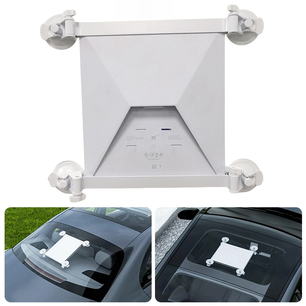 1-2 قطعة ل Starlink فتحة سقف صغيرة شفط كأس سيارة جبل مع أربعة شفط كأس قاعدة مستقرة سيارة شفط كأس قوس الأقمار الصناعية