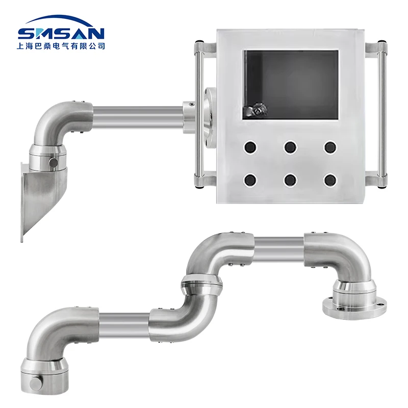 صندوق التحكم في لوحة نظام ذراع HMI من الفولاذ المقاوم للصدأ الصناعي، غلاف دعم ناتئ للتصنيع6800