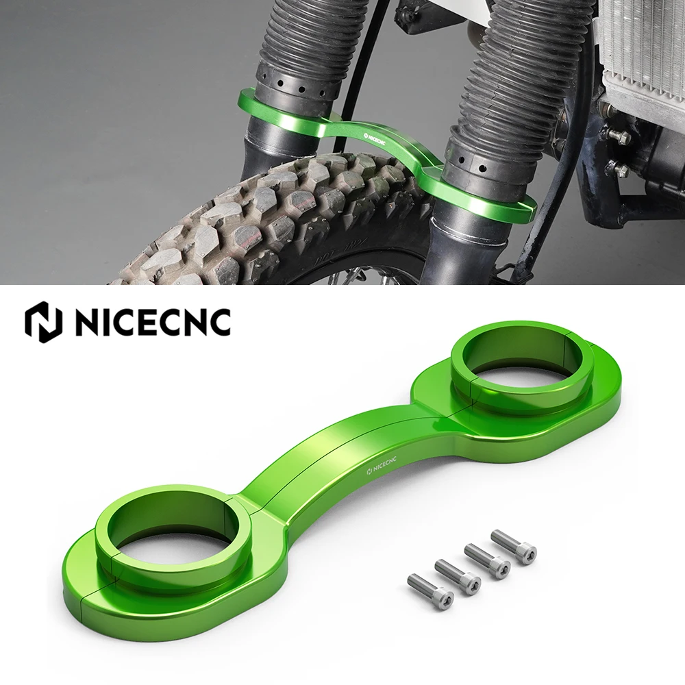 

NICECNC For Kawasaki KLR650 KLR 650 2008-2024 2023 2022 2021 2020 Motorcycle Front Fork Brace Bracket Fork Brace Fork Stabilizer