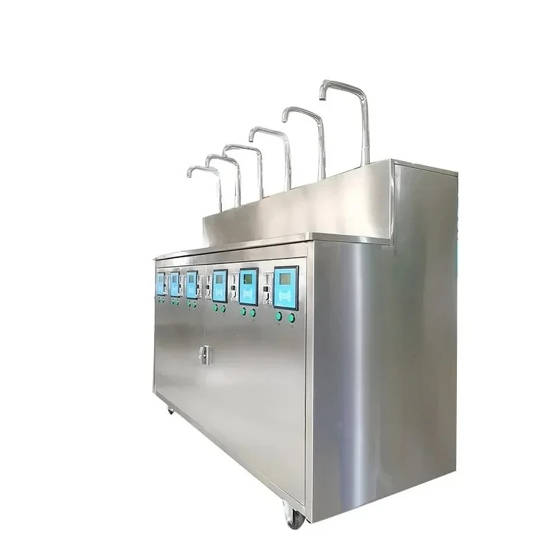 Exceeding expectations Dispensers Liquid Filling Machine Hotel Hospital Water Vending Machine With 6 Outlets Freestanding