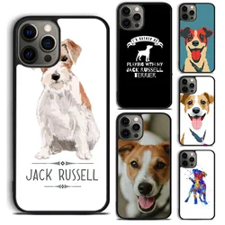 Simpatica custodia per telefono Jack Russell Terrier per iPhone 15 14 6 7 8 Plus XR XS SE2020 Apple 11 12 13 mini Pro Max coque