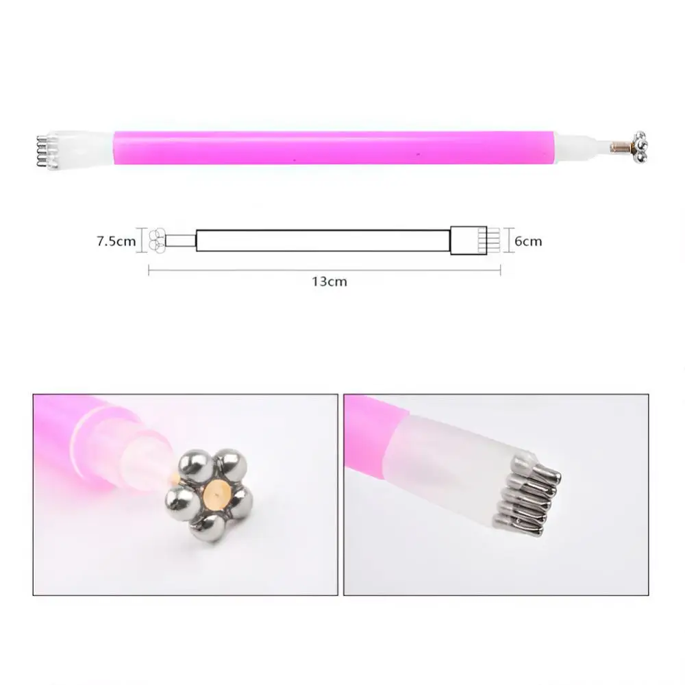 Cat Eye Nail Magnet Stick Strong Magnetic Board Pen Multi-function Double Head Magnetic Pen Gel Polish Varnish Nail Tools