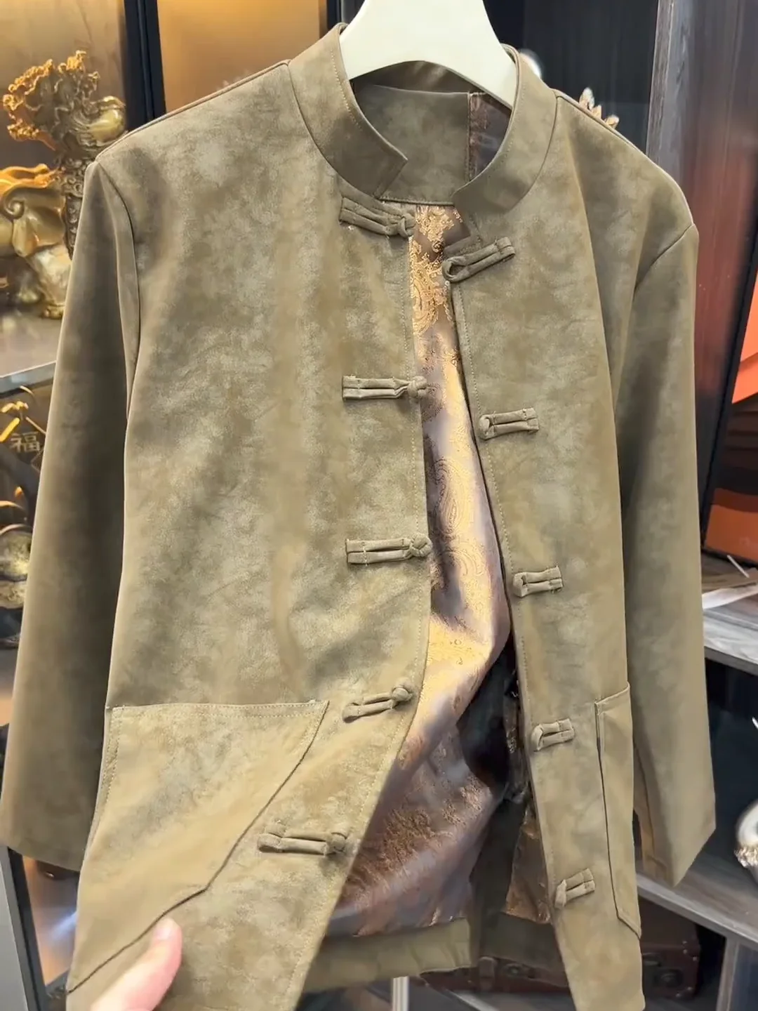 

Высококачественный модный повседневный мужской новый осенне-весенний костюм Jaet Cool Sli, традиционная китайская одежда D-040