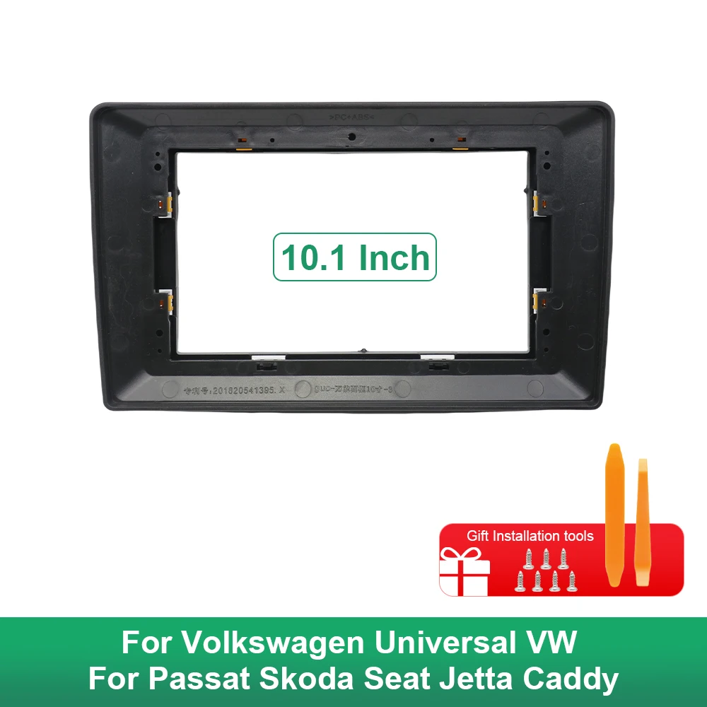 

Автомобильный рама, лицевой адаптер, комплект панели приборной панели Android для Volkswagen, универсальный VW для Passat Skoda Seat Jetta Caddy