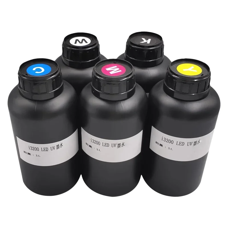 1000ML i3200 LED UV Ink neutral ink Curable Varnish UV Primer Liquid For Epson I3200 U1 4720 Printhead Soft Hard Neutral UV Ink