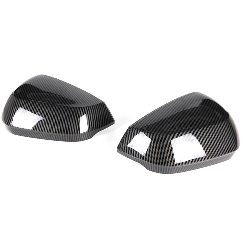 2Pcs Side Wing Mirror Cover For Audi Q2 2017 2018-21 Q3 F3 2019 2020 2021 Gloss Black Rearview Mirror Cap Cover Car Accessories