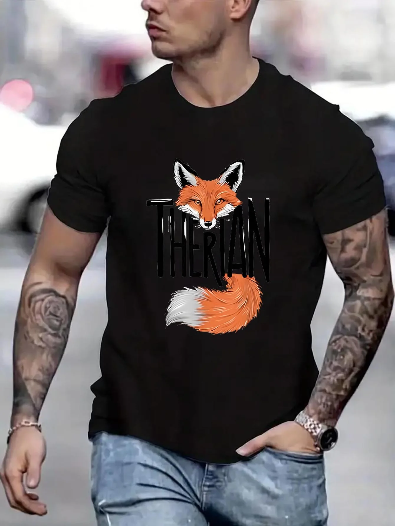

Therian Fox Harajuku Football Shirts 2025 T Shirt Men 2025 Football Shirts 2025 Aesthetic Clothes B5022668