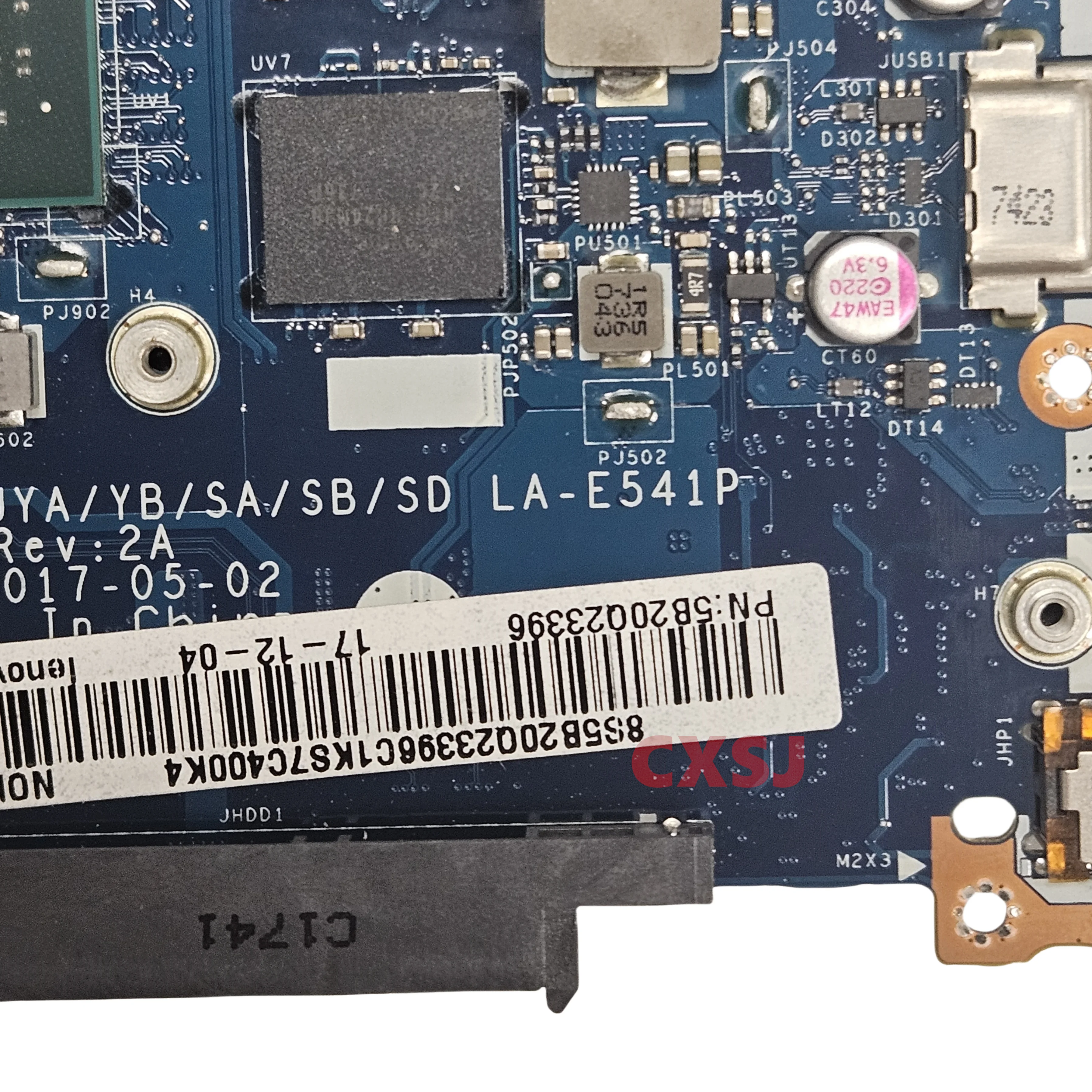 CIUYA/YB/SA/SB/SD LA-E541P For Lenovo Yoga 520-14IKB Flex 5-1470 Laptop Motherboard With i3 i5 i7 CPU 940MX 2G DDR4 100% test