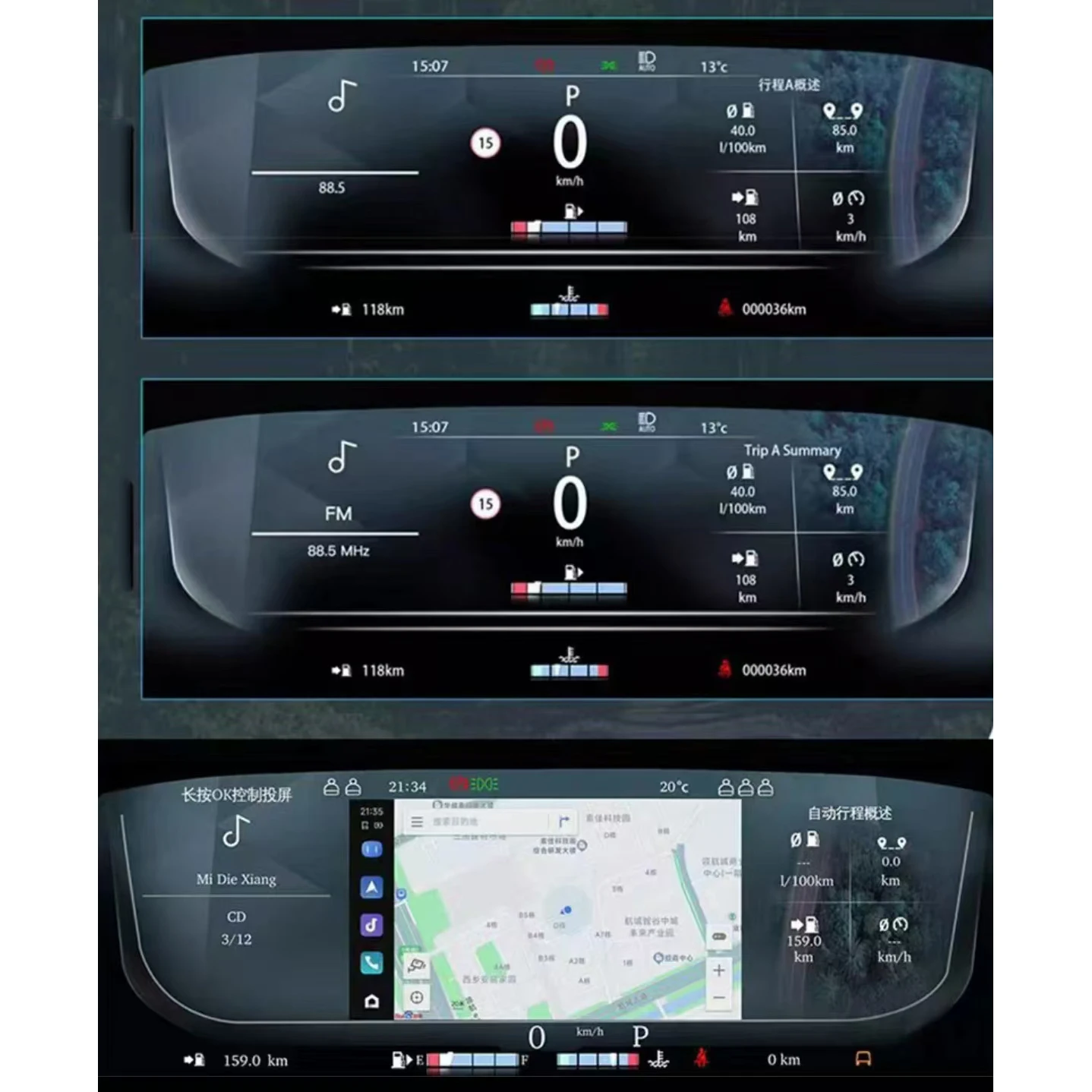

For Discovery Freelander 2015-2019 Upgraded Lcd Gauges Car Interior Modified Cluster Instrument Panel Dashboard