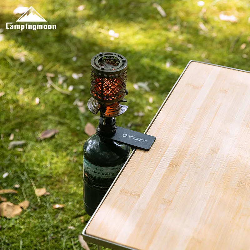 

CAMPINGMOON BKZ18-PG High-Altitude Propane Lighting Fixture Stove Head Heating Stove Tabletop Fixing Clip Camping Desktop