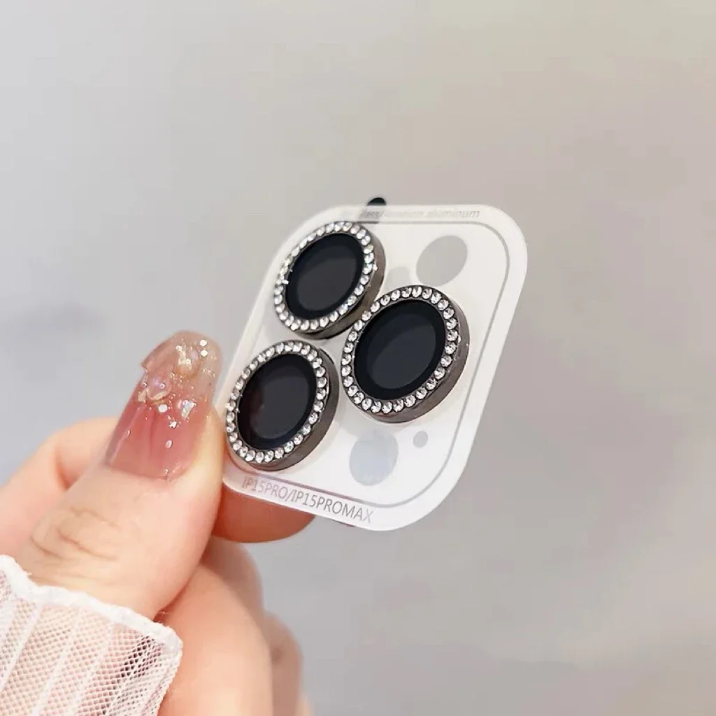Luxury Diamond Camera Protector for iPhone 17/16/15