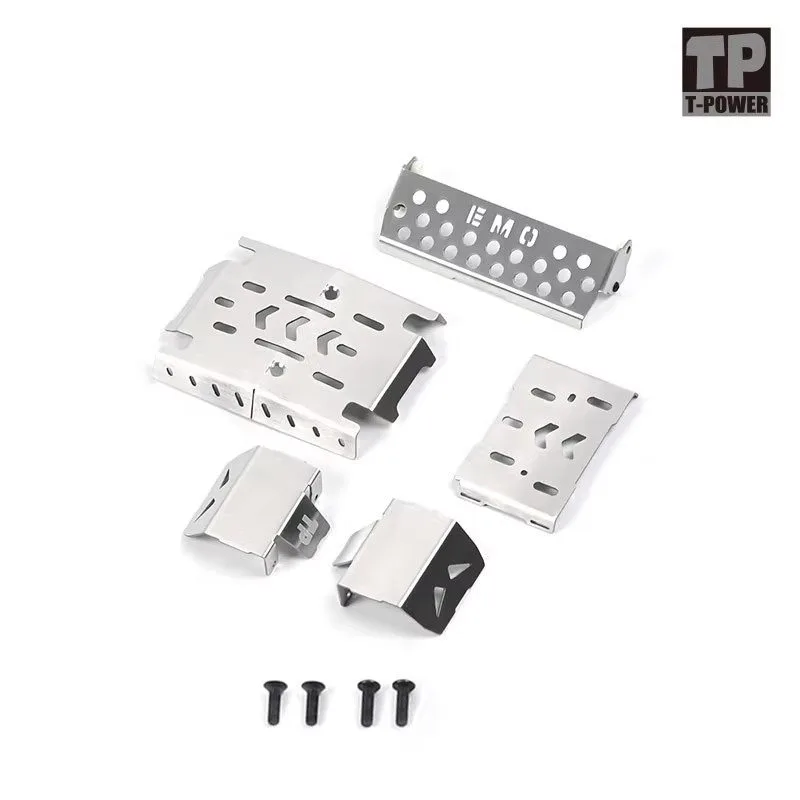 

For CROSSRC EMOXX Giant Dinosaur Stegosaurus Tyrannosaurus Rex 1/6 Scale Model Car Metal Skid Plate Chassis Armor Upgrade Parts