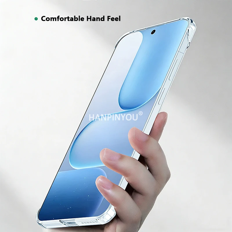 حافظة رفيعة للغاية وبسيطة وشفافة بدون إطار لهاتف Honor 500 Pro 500pro غطاء صلب شفاف مضاد للاصفرار وغطاء مقاوم للصدمات