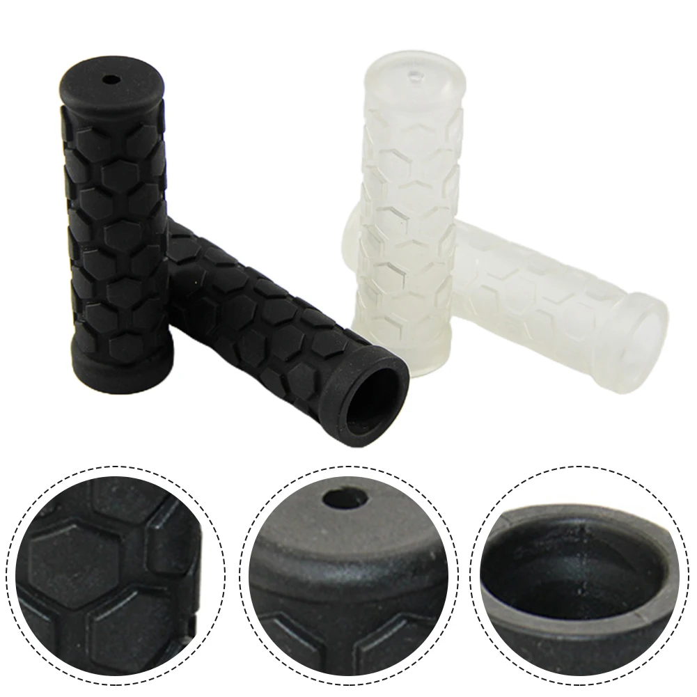 

Bicycle Bike Handle Handlebar 22mm Anti Slip Rubber Grip Bicycle Handle Handlebar Black Comfortable Rubber Transparent