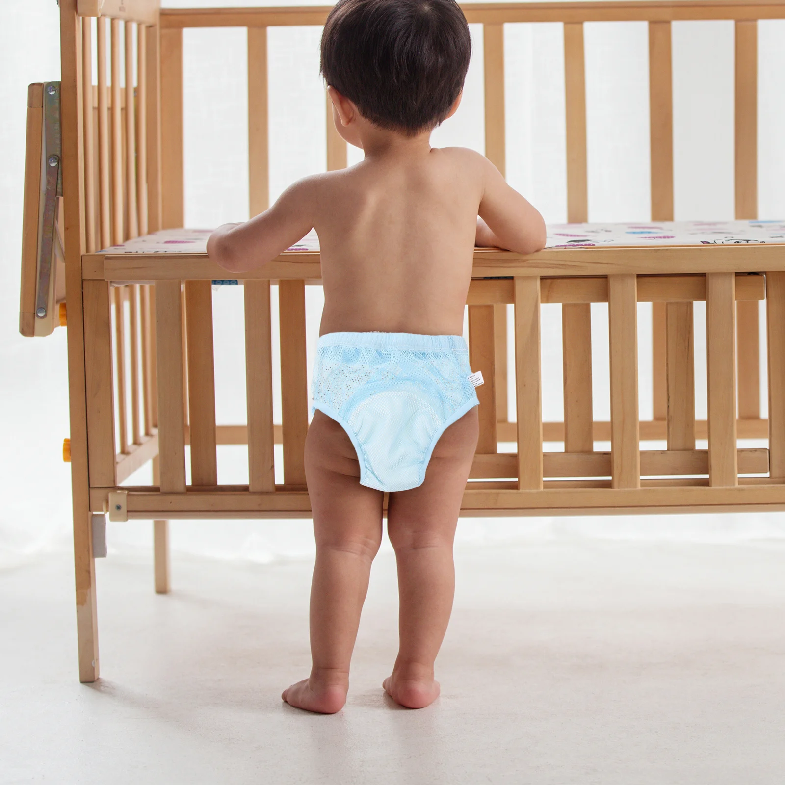 

3Pcs Baby Diapers Cotton Training Pants Leakproof Breathable Potty Training Pants for Toddlers Newborn Reusable Washable