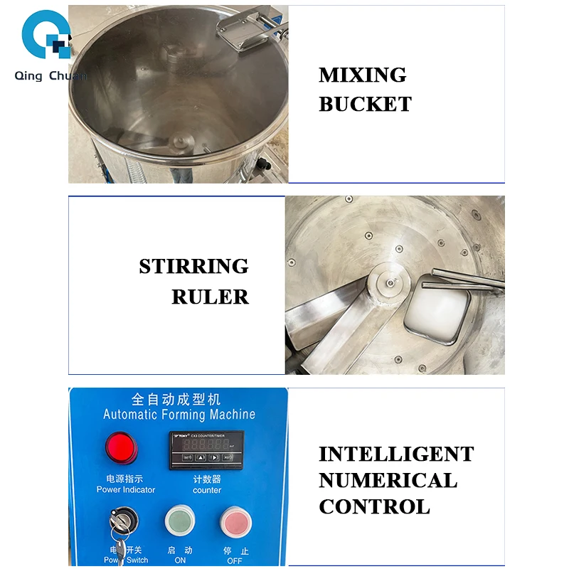 Burger Vleespasteitje Machine Volautomatische Vormmachine Multifunctionele Vleespasteitjes Viskoek Machine