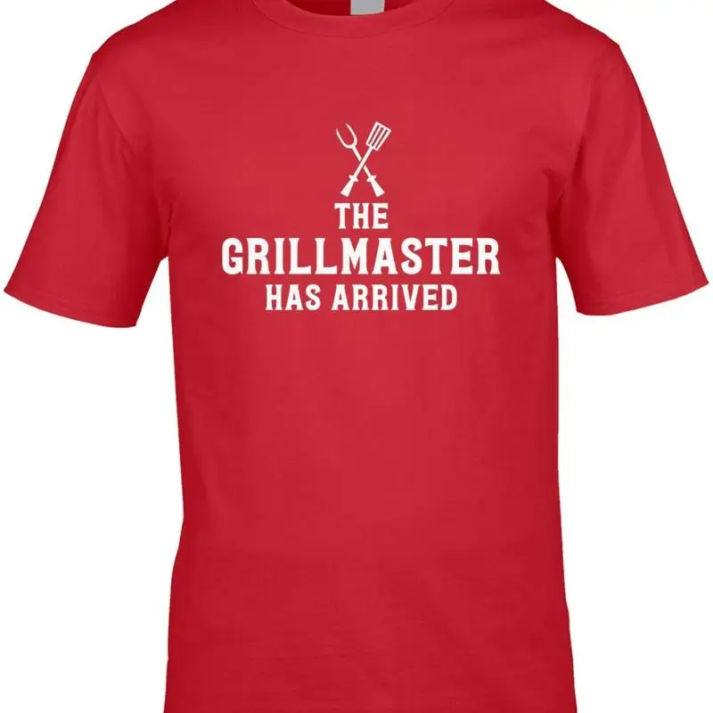 

Мужская футболка Grill Master, забавная барбекю, гриль, летний сад, вечеринка, повар, шеф-повар, огонь