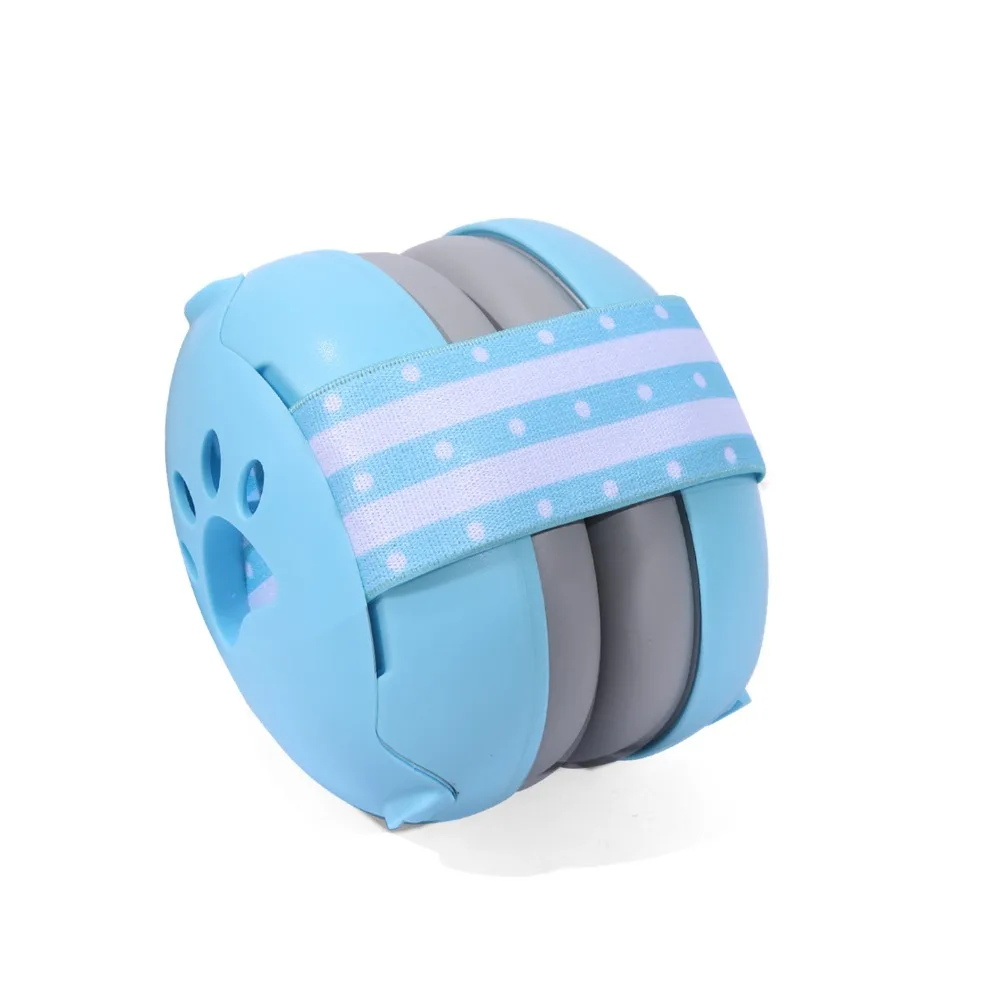 Adjustable Baby Ear Protection Earmuffs Lightweight Durable Baby Headphones Against Hearing Damage Improves Sleep