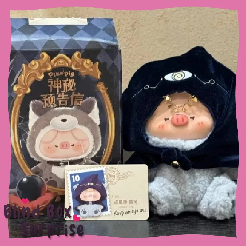 

Piko Pig Mystery Preview Letter Series Виниловое лицо Плюшевая слепая коробка Коллекция Декоративная сумка Подвеска Милый тренд Подарок-сюрприз