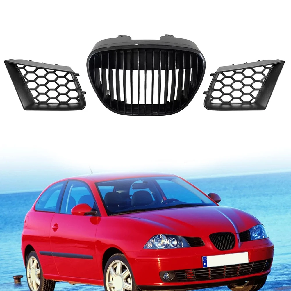 

Car Front Central Badgeless Grill Grille for Seat For Ibiza For Cordoba Typ 6L 2002 2009 OEM 6L0853654 9182921