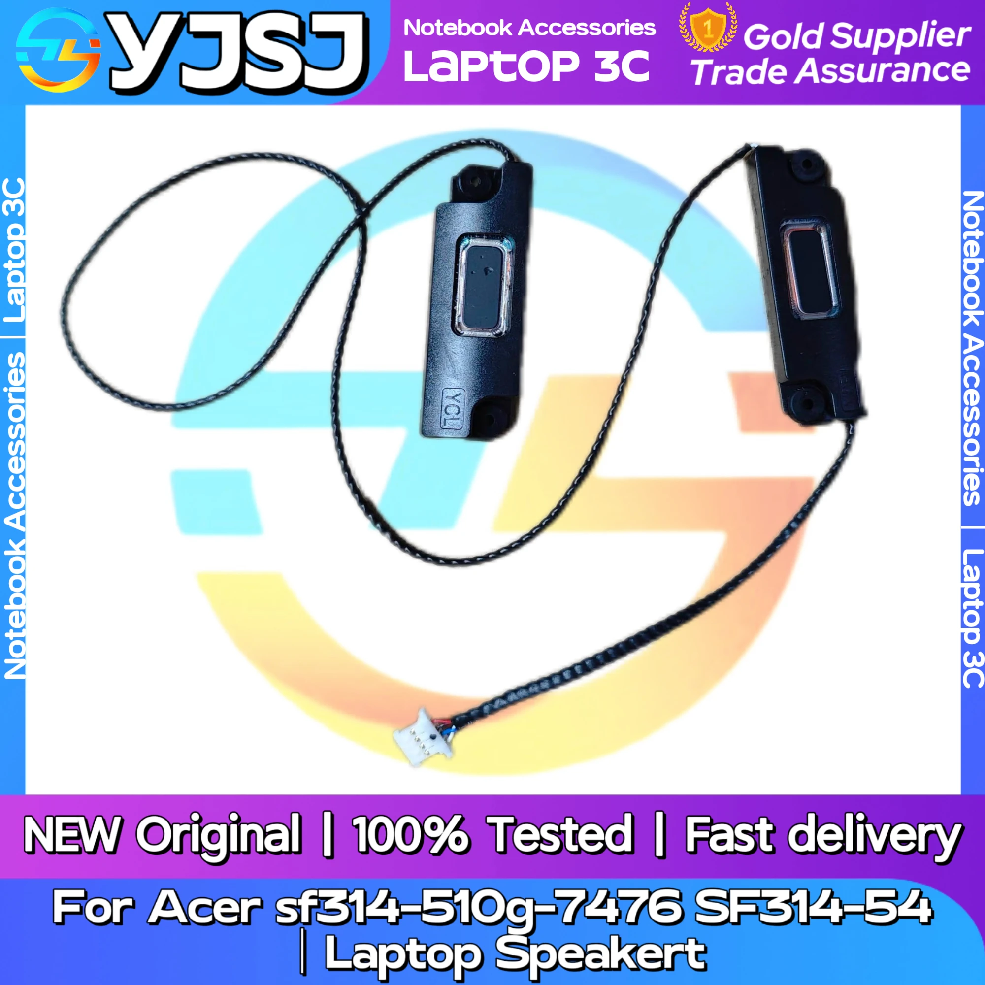 

Новый оригинальный аудиодинамик для ноутбука Acer sf314-510g-7476 SF314-54, встроенный динамик, звуковой сигнал