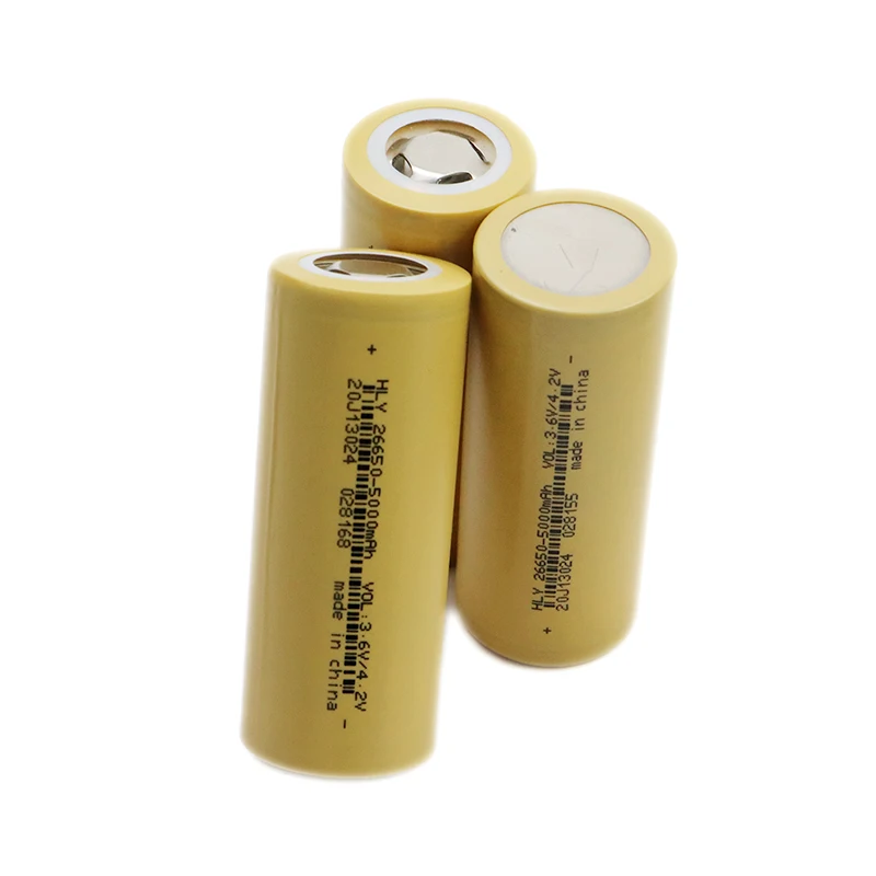 100% nuevo, original, de alta calidad, verdad capacidad 26650 5000mAh 3,7 V batería recargable de iones de litio 26650 linterna