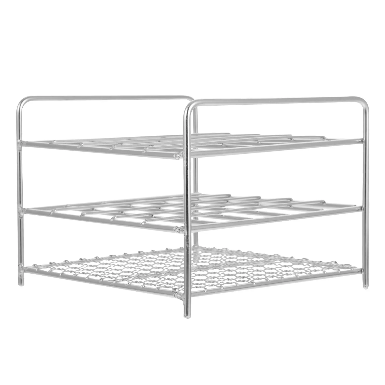 1pc Stainless Steel Test Tube Rack 25 Holes Three-Tier Lab Stand For Laboratory Scientific Research Industrial Mining Colleges view 3