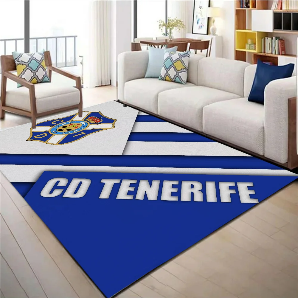 Felpudo para el hogar, felpudo para puerta de entrada, CD Tenerife, alfombra de baño, alfombras suaves para habitación, decoración moderna para el hogar, alfombrillas para pasillo, baño sobrenatural