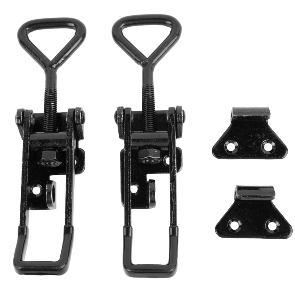 GH-4003 Toggle Clamps Metal Lever Closure 2Pcs 600KG For Cabinet Case Boxes Furniture Hardware Hasp Catch Clip