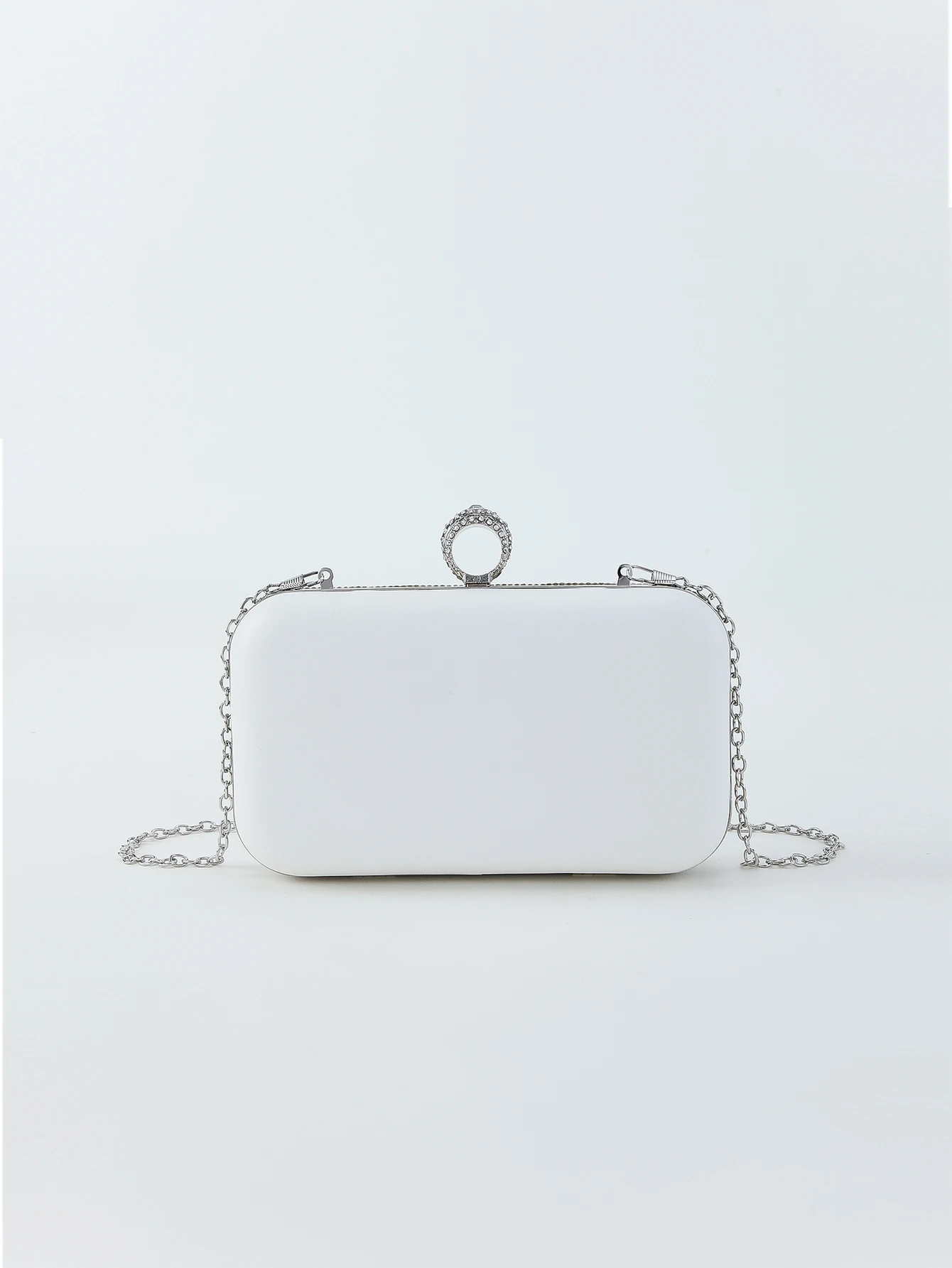 Borsa da sera con pochette MRS con lettera di perle e strass per matrimonio da donna