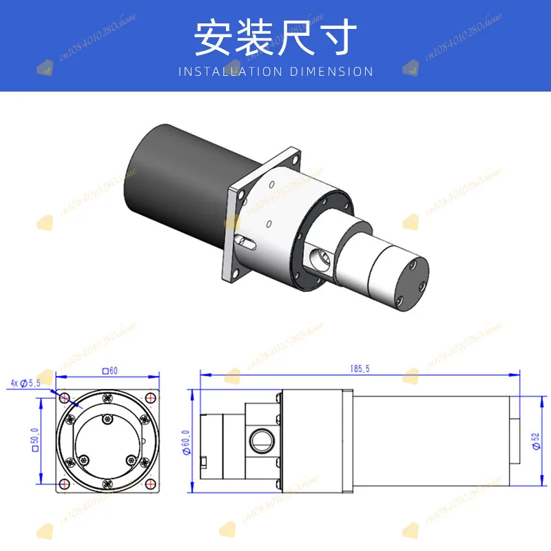 Stainless Steel Self-Priming Pump DC Gear Pump Metering Filling Pump for EV Char