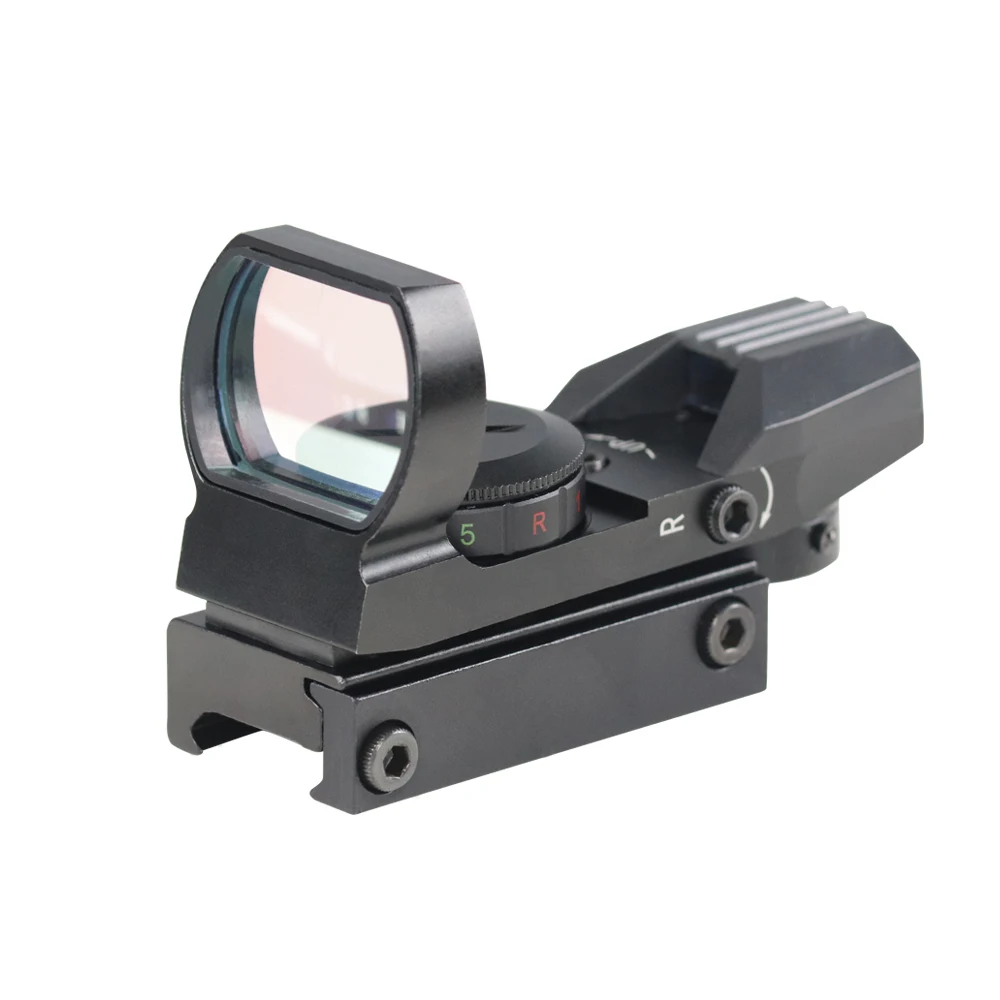 

20mm Rail Riflescope Holographic Red Dot Sight Hunting Optics Scope Reflex 4 Reticle Collimator Sight Tactical Scope