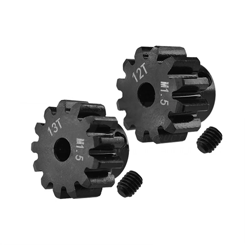 

1 PCS Medium Carbon Steel 1.5 Module 12T/13T Motor Gear for 1/5 X-MAXX 6S /8S RC Car Parts Upgrade Accessories